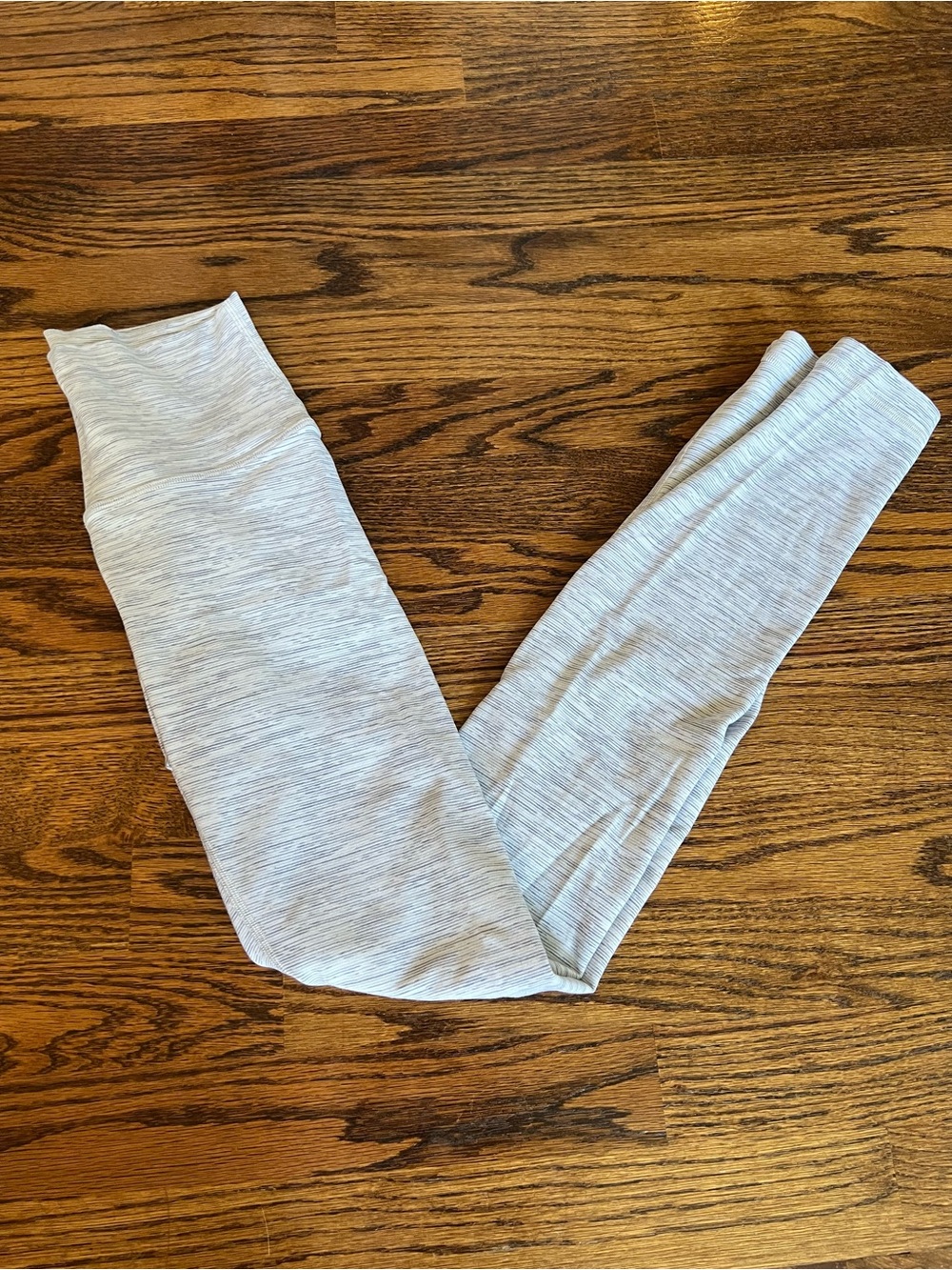 lululemon white/light Gray Leggings